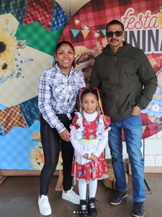 Família Fabiano Facas em festa tradicional